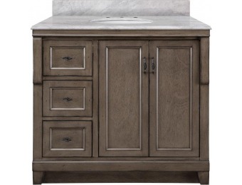 35% off Foremost Naples 37 in. W x 22 in. D Vanity with Marble Top