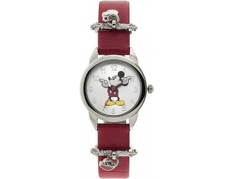 67% off Mickey Mouse Red Analog Watch
