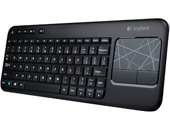 38% off Logitech K400 Wireless Keyboard w/ Multi-touch Touchpad