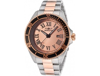 93% off Invicta 15001 Pro Diver Two-Tone SS Rose-Tone Dial Watch