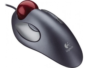 50% off Logitech Trackman Marble Mouse, Four-Button, Programmable