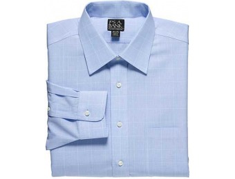 67% off Traveler Tailored Fit Spread Collar Glen Plaid Dress Shirt