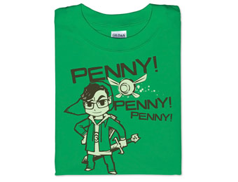 74% off Legend of Penny: Zelda Big Bang Theory Mash-up T-Shirt