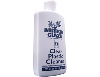 77% off Meguiar's M17 Mirror Glaze Clear Plastic Cleaner - 8 oz.