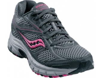 50% off SAUCONY Women's Cohesion TR8 Trail Shoes Grey/Pink