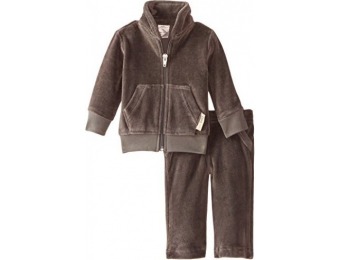87% off Unisex-Baby Newborn Organic Cotton Velour Track Suit