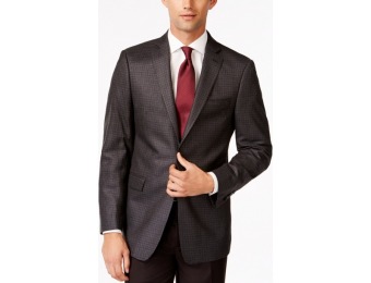 79% off Calvin Klein Slim-Fit Plaid Sport Coat (after extra 25% off)