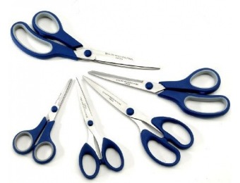 59% off ExcelSteel 5-Piece All Purpose Scissors
