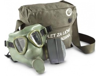 50% off New Hungarian Military Surplus Gas Mask w/ Bag and Filter