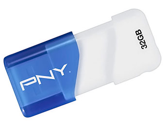 64% off PNY Compact Attache 32GB USB Flash Drive
