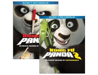50% off Kung Fu Panda and Kung Fu Panda 2 Bundle Blu-ray Combo