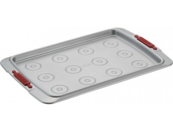 64% off Cake Boss Deluxe 10" X 15" Cookie Pan - Gray/red