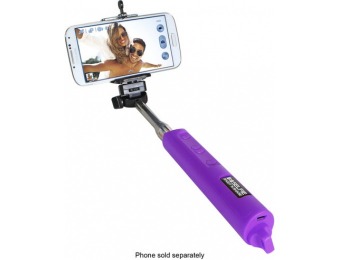 50% off Digital Treasures Shoot 'n Share Bluetooth Selfie Stick Purple