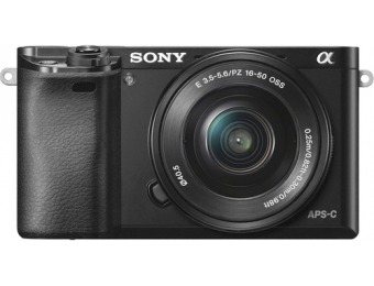 19% off Sony Alpha A6000 Mirrorless Camera w/ 16-50mm Lens