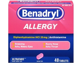 51% off Benadryl Allergy Ultratab Tablets, 48-Count