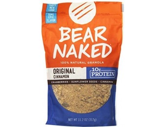 89% off Bear Naked Original Cinnamon Protein Granola, 11.2 Ounce
