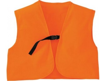 50% off Cabela's Men's Fleece Blaze Three-Quarter Vest - Blaze Orange