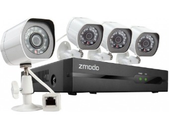 $130 off Zmodo 4-Ch 720P POE NVR Secuirty System HDD ZM-SS714-2TB