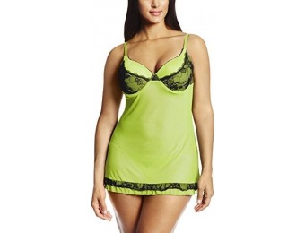86% off Just Sexy Women's Plus-Size Stretch Mesh Babydoll