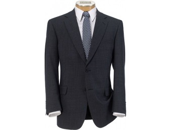 85% off Executive 2-Button Wool Patterned Regal Sportcoat
