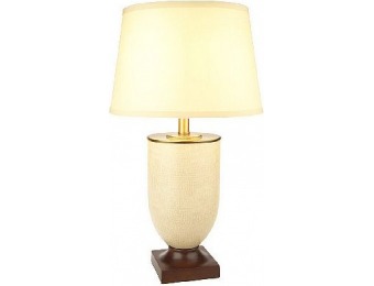 71% off "As Is" Kenneth Brown 23" Table Lamp with Fabric Shade