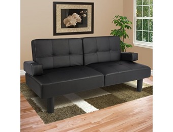 55% off Fold Down Futon Lounge Convertible Sofa Bed Couch