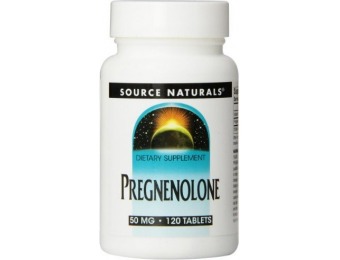 49% off Source Naturals Pregnenolone 50mg, 120 Tablets
