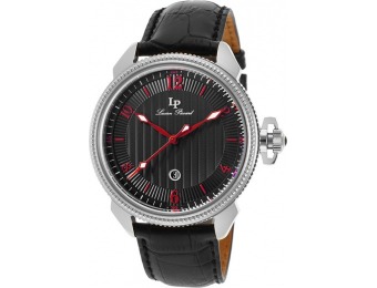 86% off Lucien Piccard Trevi Black Genuine Leather Watch