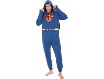 80% off Superman Brushed Terry Lounger with Foil Removable Cape