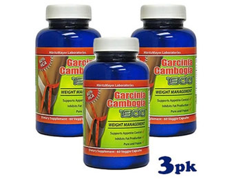 $77 off Garcinia Cambogia 1300 Dietary Supplement - 180 Capsules
