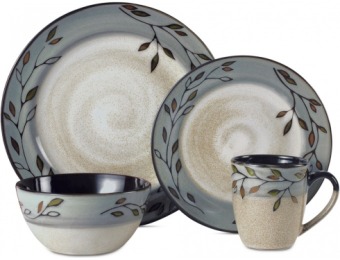 51% off Pfaltzgraff Pastoral Leaves 16-Pc. Plate and Cup Set