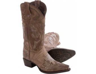 50% off Sonora Riley Butterfly Women's Leather Cowboy Boots