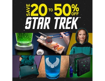 Extra 20% - 50% off Star Trek Merchandise at ThinkGeek.com