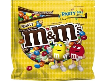 53% off M&M's Peanut Chocolate Candy, 42 Ounce Pouch