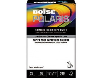56% off Boise POLARIS Premium Multipurpose Paper, 3 Reams