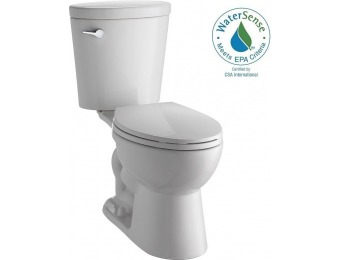 45% off Delta Toilets Corrente 2-pc Elongated White Toilet