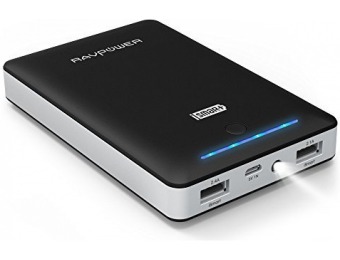 $91 off RAVPower 4.5A Portable Charger 16750mAh Battery