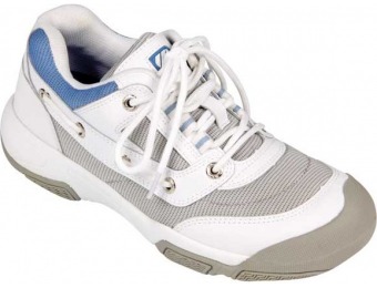 89% off West Marine Women's Athletic Boat Shoes, White/gray