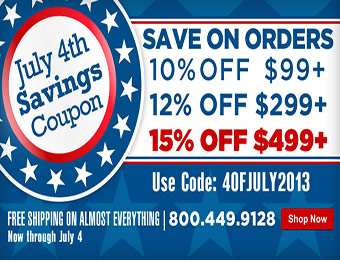 Extra 10-15% off with Musicians Friend code: 4OFJULY2013