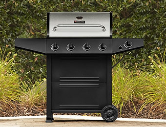 40% off BBQ Pro 4 Burner Gas Grill with Stainless Steel Lid
