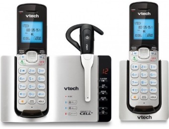 25% off VTech DS6671-3 DECT 6.0 Expandable Cordless Phone System