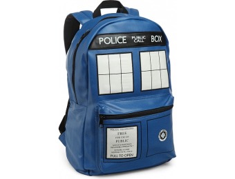 80% off Doctor Who TARDIS Backpack