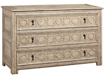 94% off Firenze White 3-Drawer Accent Chest 7H813