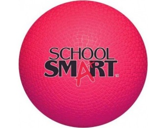 86% off School 1293603 Rubber Playground Ball, 5", Red