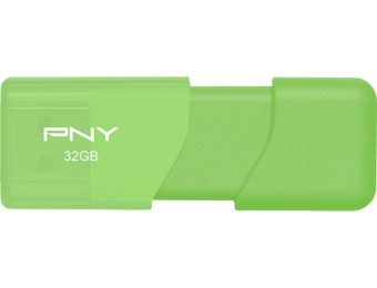 53% off Pny Attaché 3 32GB Usb 2.0 Type A Flash Drive - Green