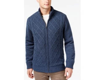 $80 off Tricots St Raphael Cable-Knit Full-Zip Sweater Jacket