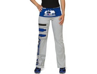 75% off Star Wars R2-D2 Ladies' Yoga Pants - Heather