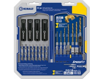 52% off Kobalt Drill & Drive Set 89647