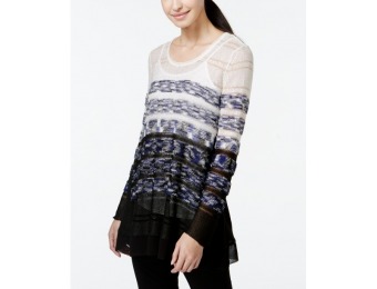 $59 off Alfani Chiffon-Hem Trapeze Sweater for Women
