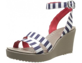 71% off Crocs Women's 15313 Leigh Graphic Wedge Sandal